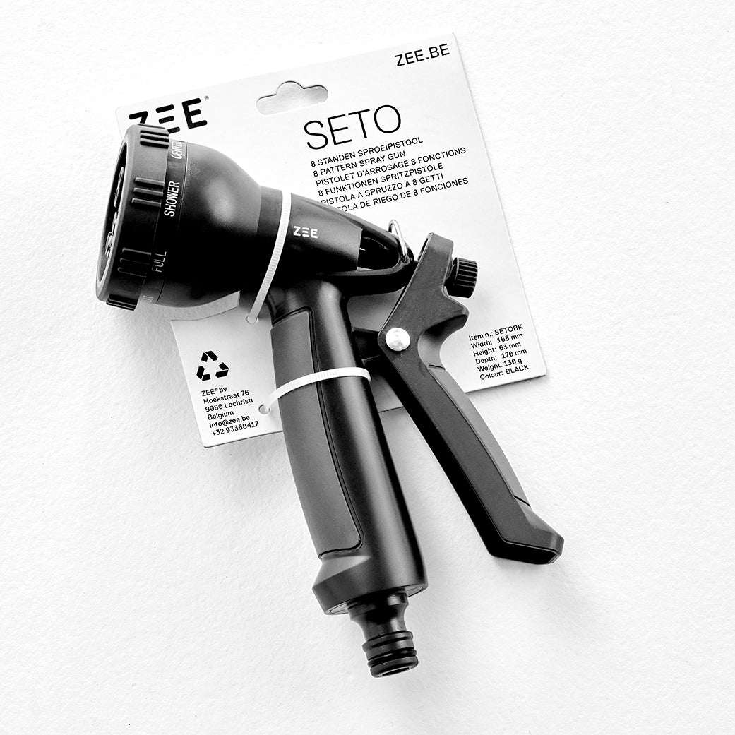 SETO 8-PATTEN SPRAY GUN BLACK